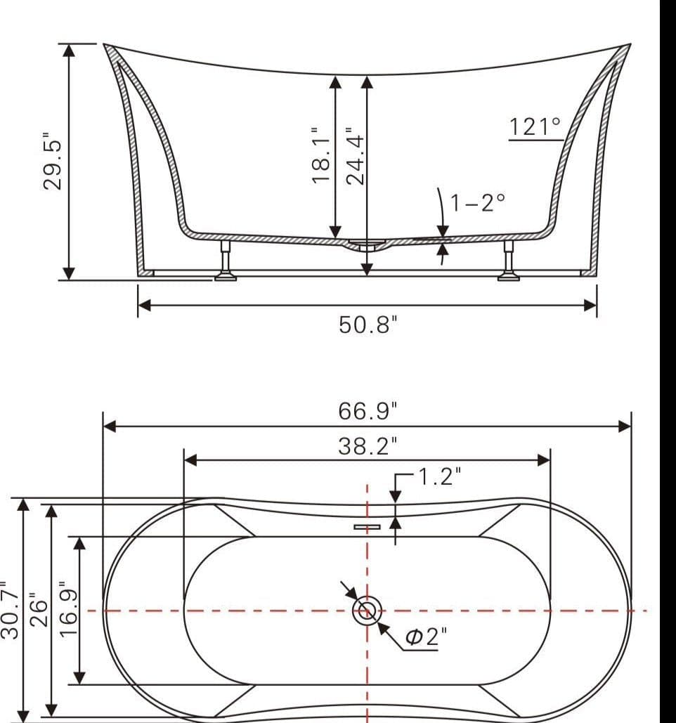 BAIN AUTOPORTANT - V6805 - SALLE DE BAIN VODA