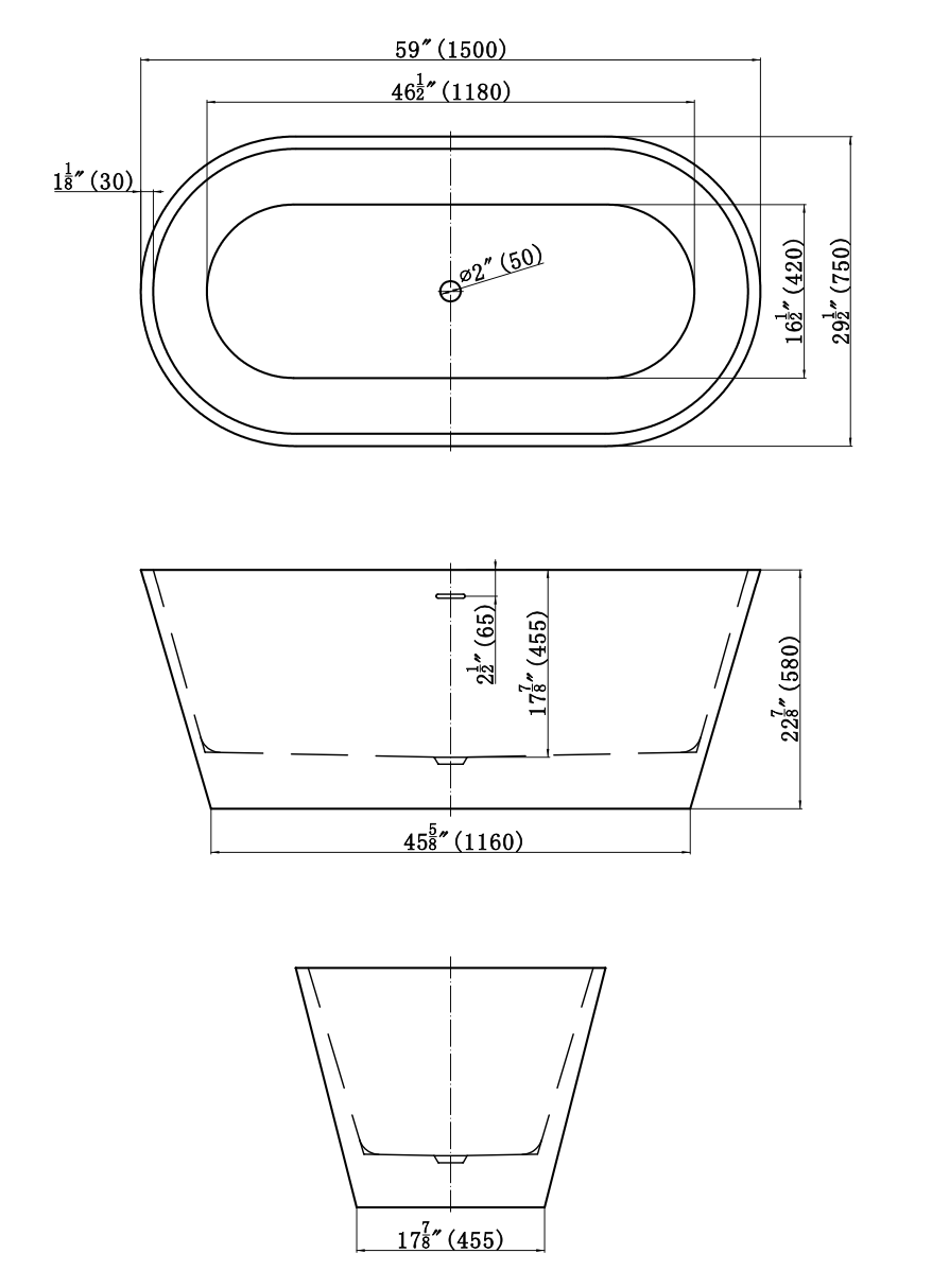 BAIN AUTOPORTANT - YOGI - SALLE DE BAIN VODA