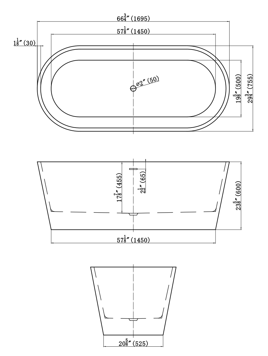 BAIN AUTOPORTANT - YOGI - SALLE DE BAIN VODA