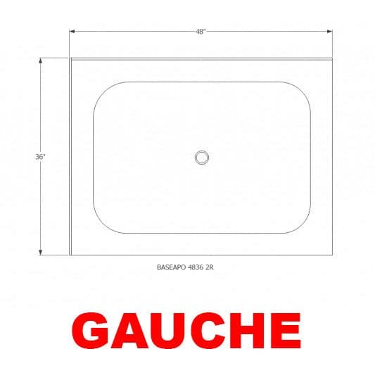 BASE DE DOUCHE - ZITA - SALLE DE BAIN VODA