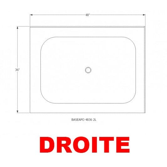BASE DE DOUCHE - ZITA - SALLE DE BAIN VODA
