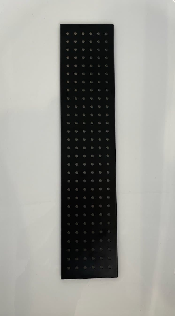 COUVERCLE DE DRAIN LINEAIRE - NOIR - SALLE DE BAIN VODA