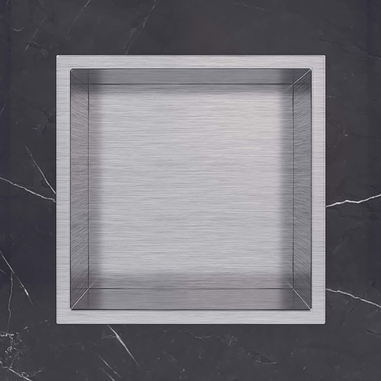 NICHE DE DOUCHE - 12 X 12" BROSSÉ - SALLE DE BAIN VODA