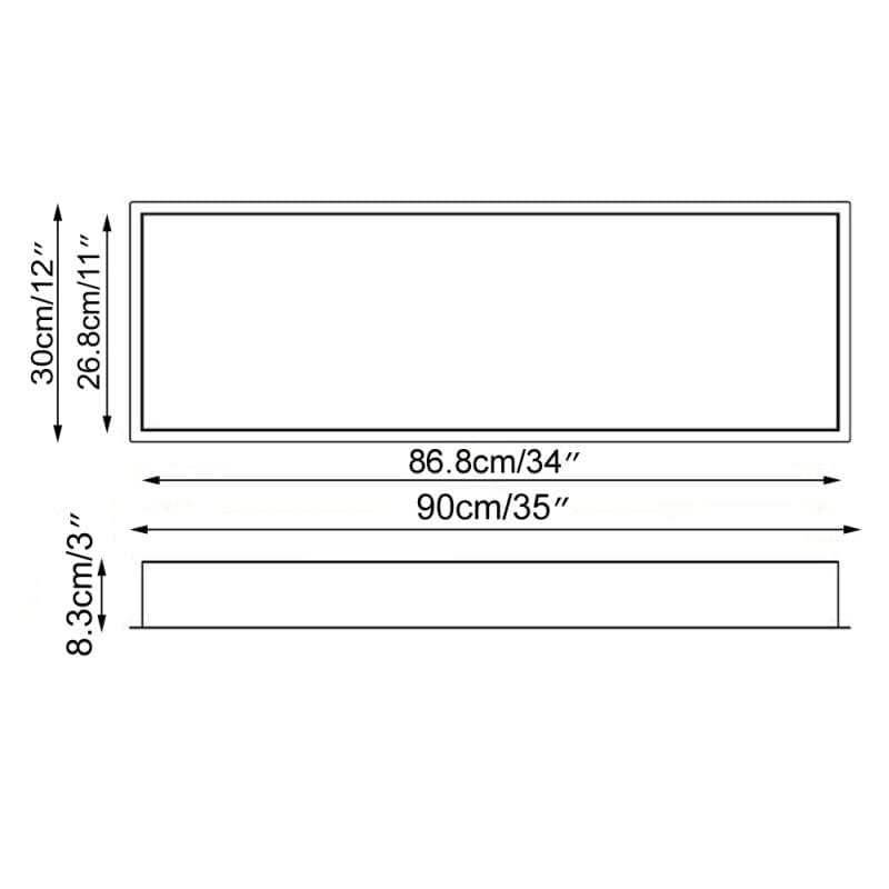 NICHE DE DOUCHE - 12 X 36" BROSSÉ - SALLE DE BAIN VODA