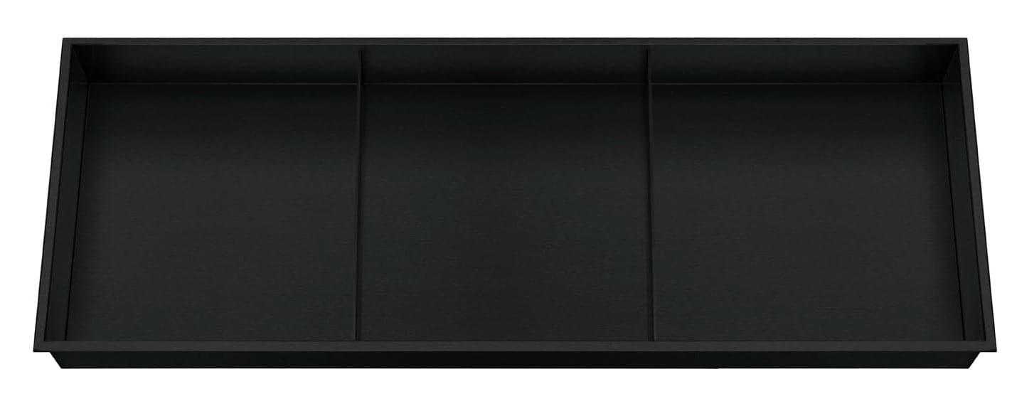 NICHE DE DOUCHE - 12 X 36" NOIR (AVEC TABLETTES) - SALLE DE BAIN VODA