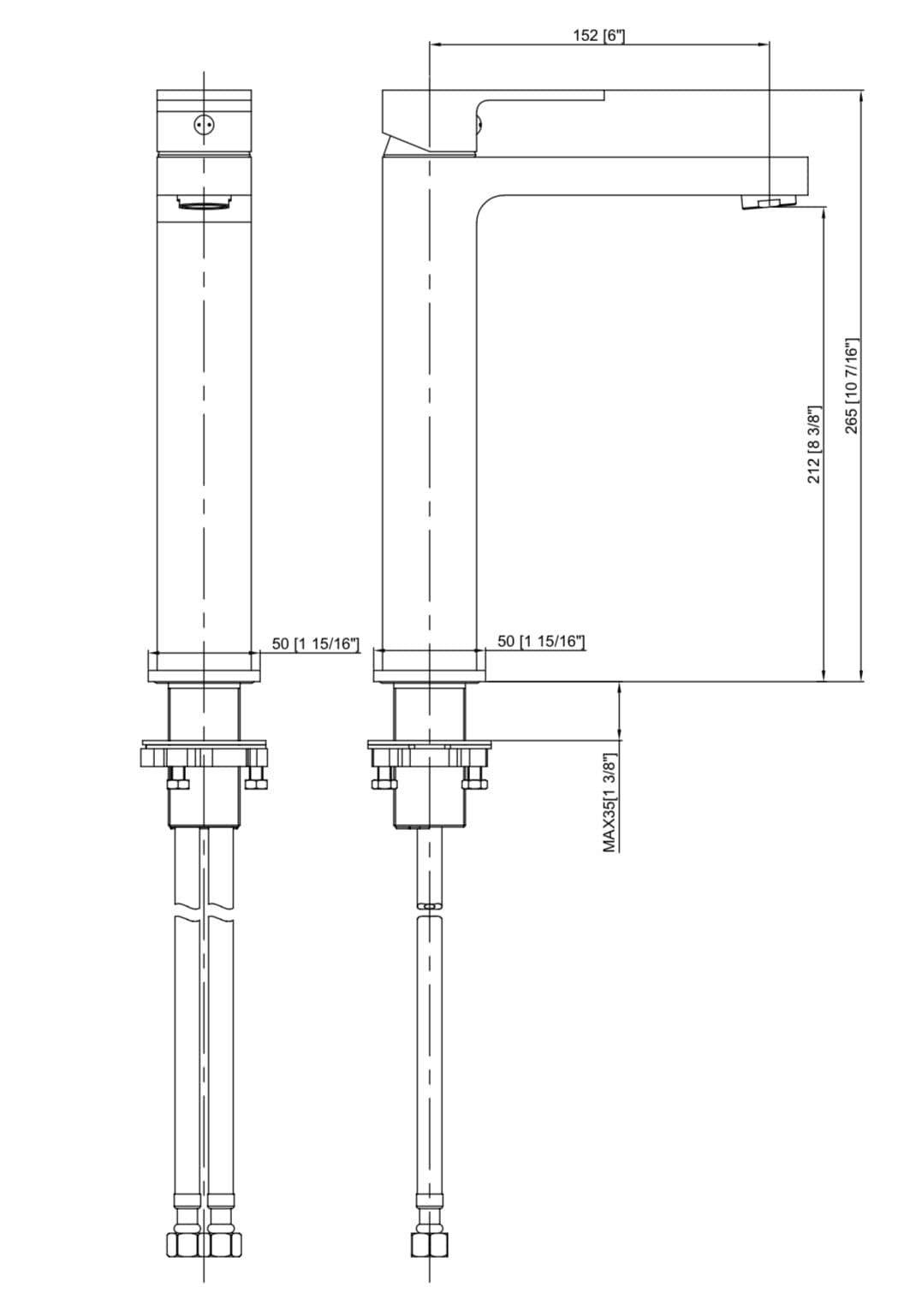 Robinet vanité - S11-L - SALLE DE BAIN VODA