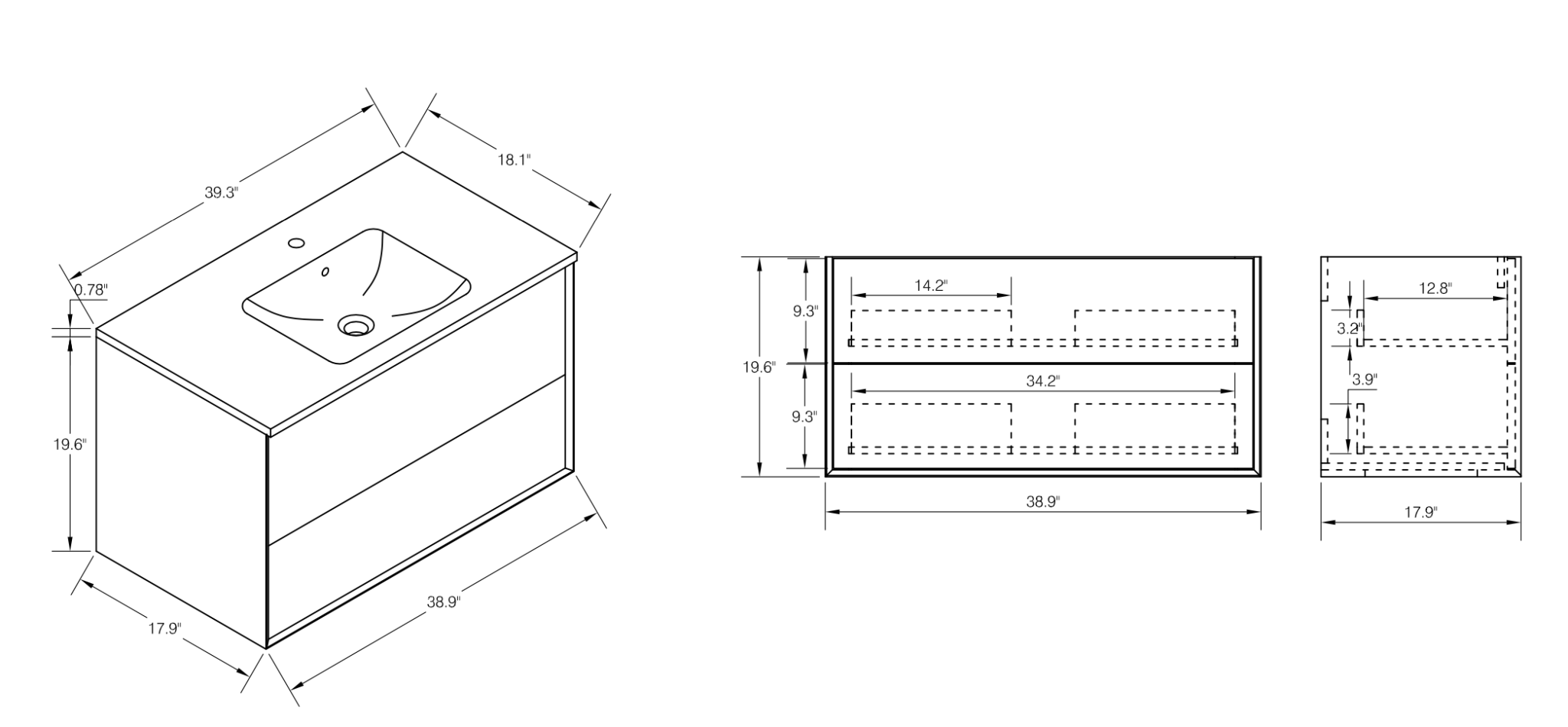 VANITÉ - MIDO 39 - SALLE DE BAIN VODA