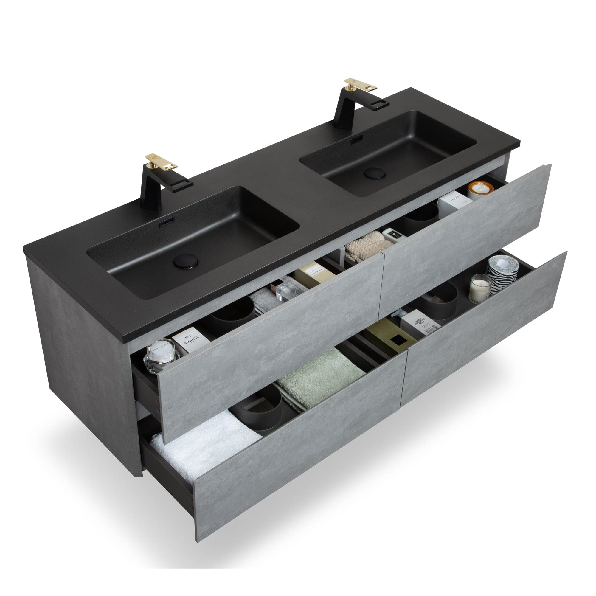 VANITÉ NOVA - 60" DOUBLE - SALLE DE BAIN VODA