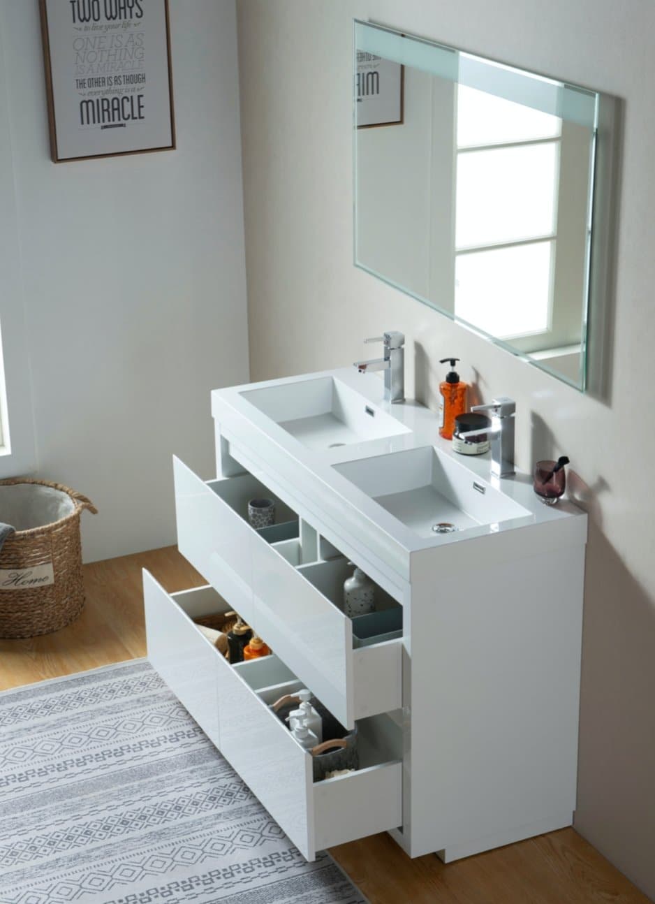 VANITÉ VA60WF - 48" DOUBLE - SALLE DE BAIN VODA