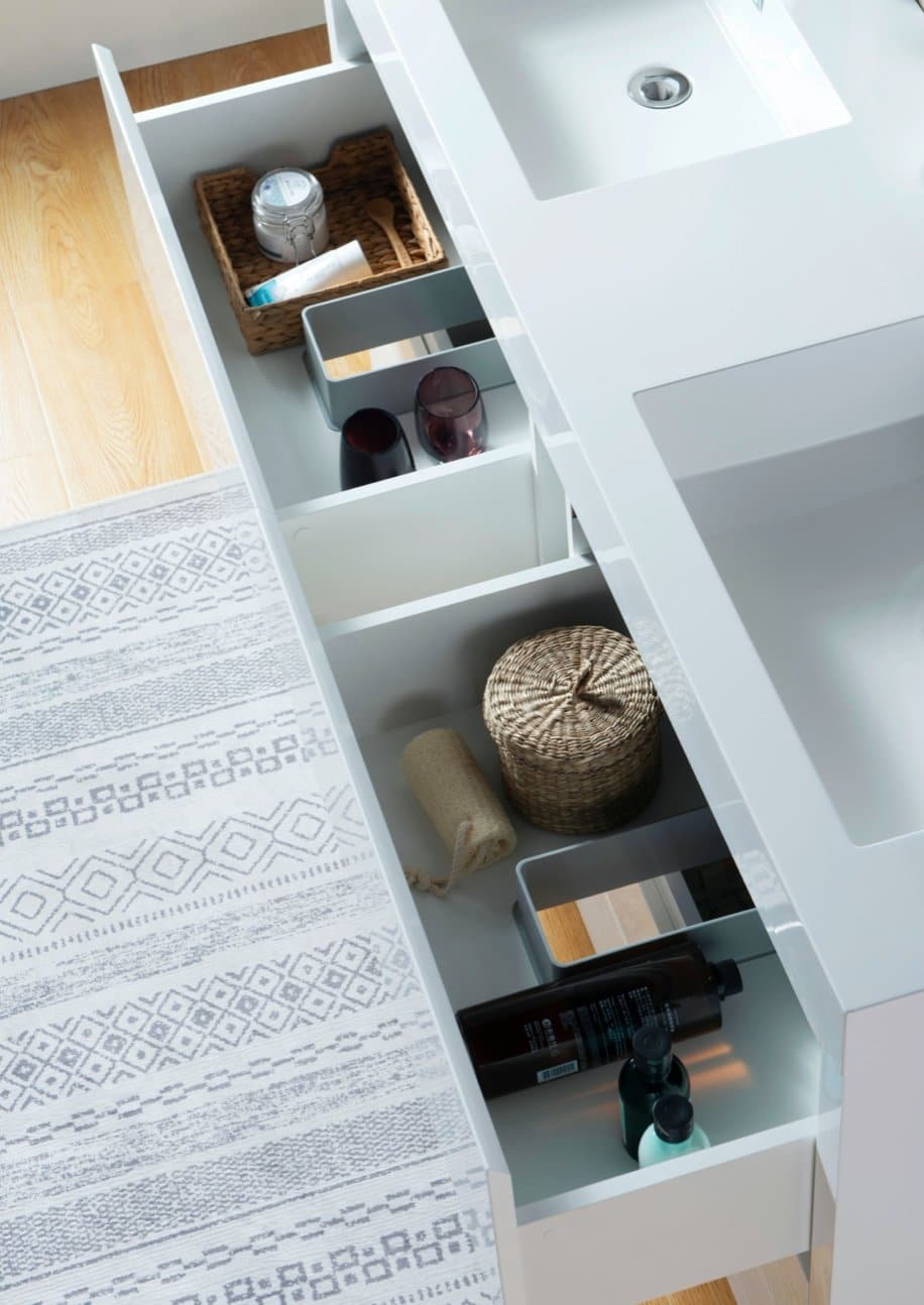 VANITÉ VA60WF - 60" DOUBLE - SALLE DE BAIN VODA