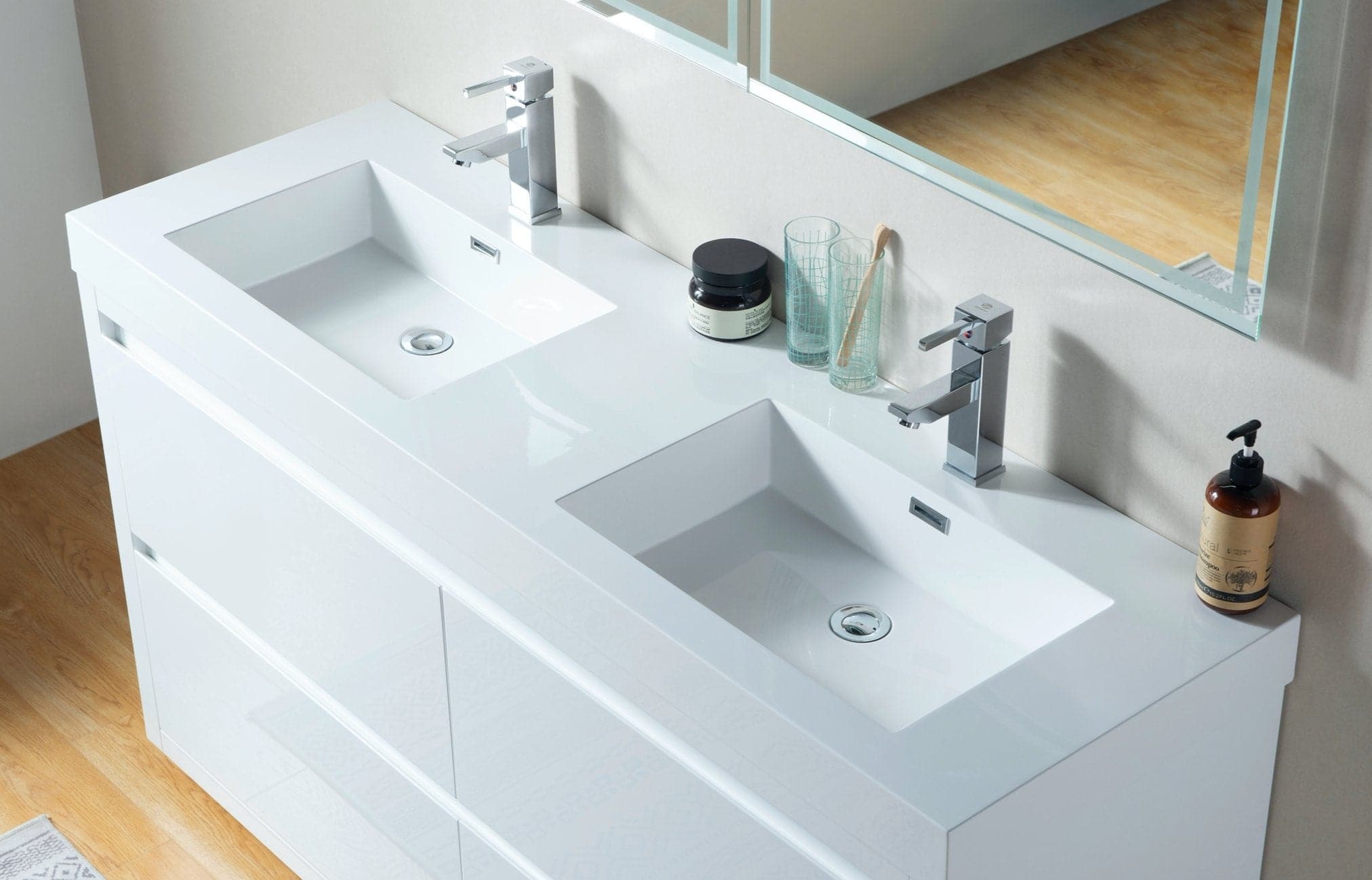 VANITÉ VA60WF - 60" DOUBLE - SALLE DE BAIN VODA