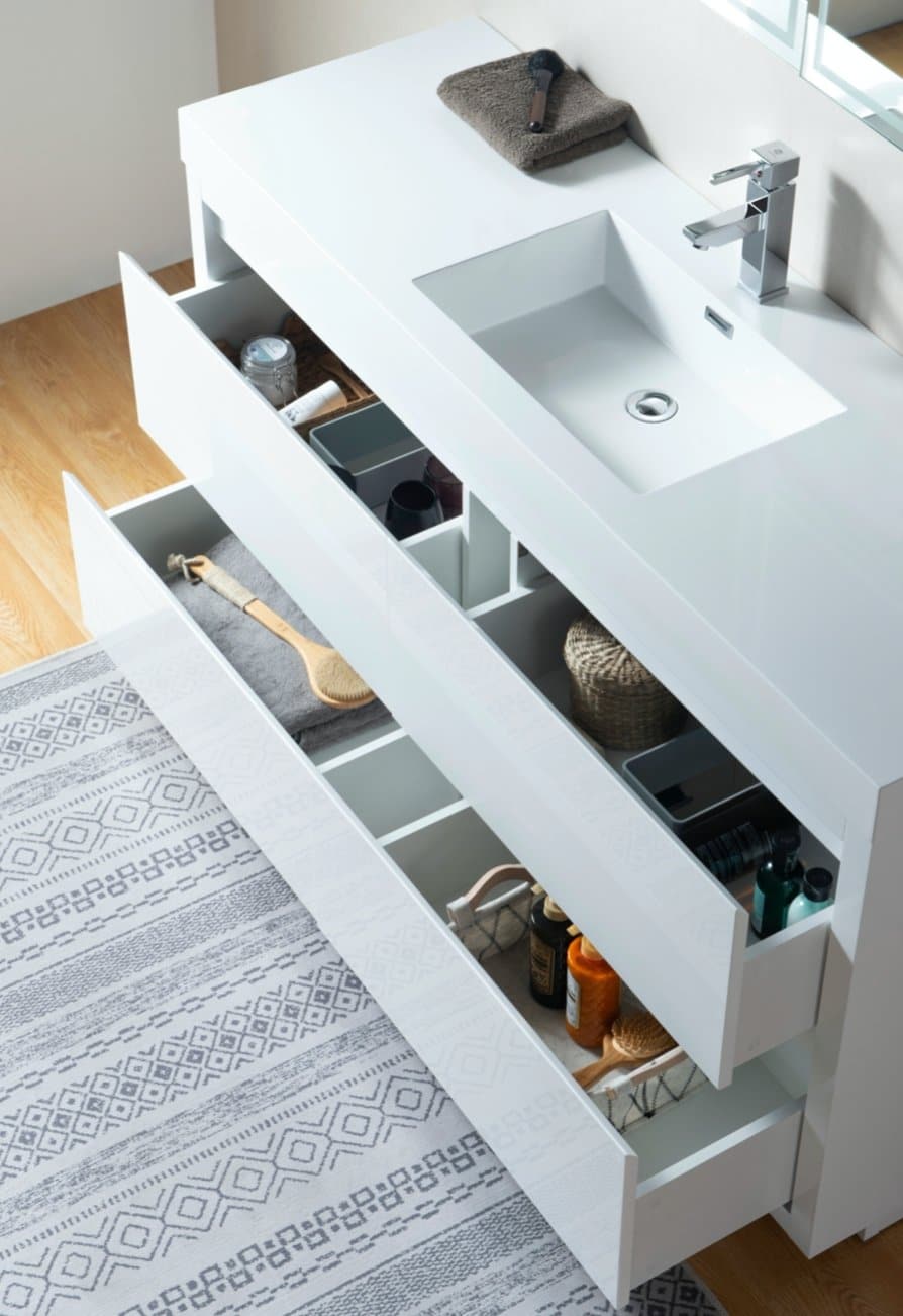 VANITÉ VA60WF - 60" SIMPLE - SALLE DE BAIN VODA