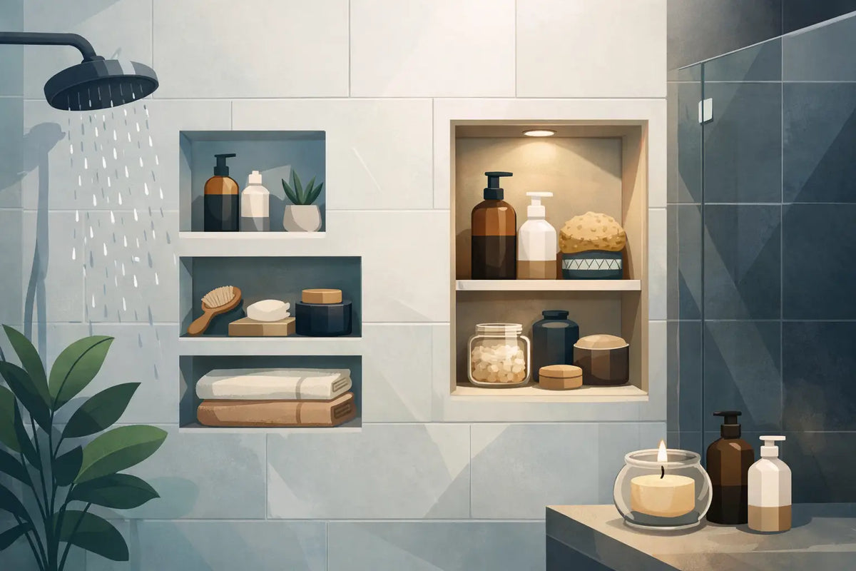 Comment choisir des niches de douche durables