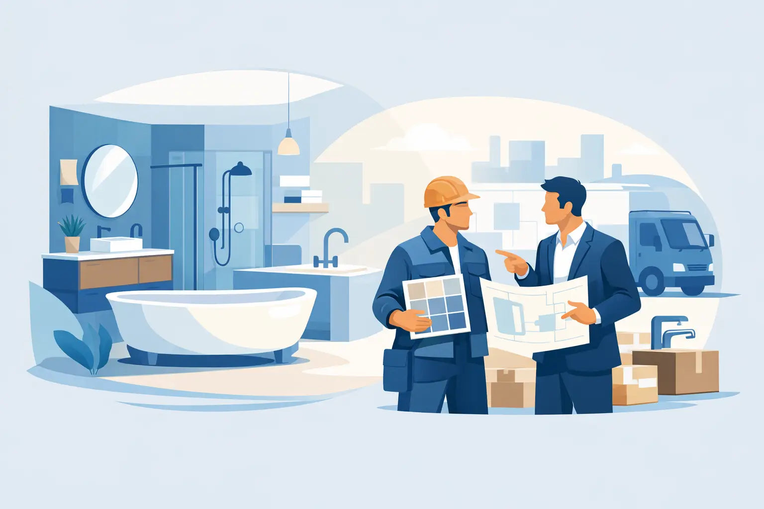 Fournisseur salle de bain pour entrepreneurs