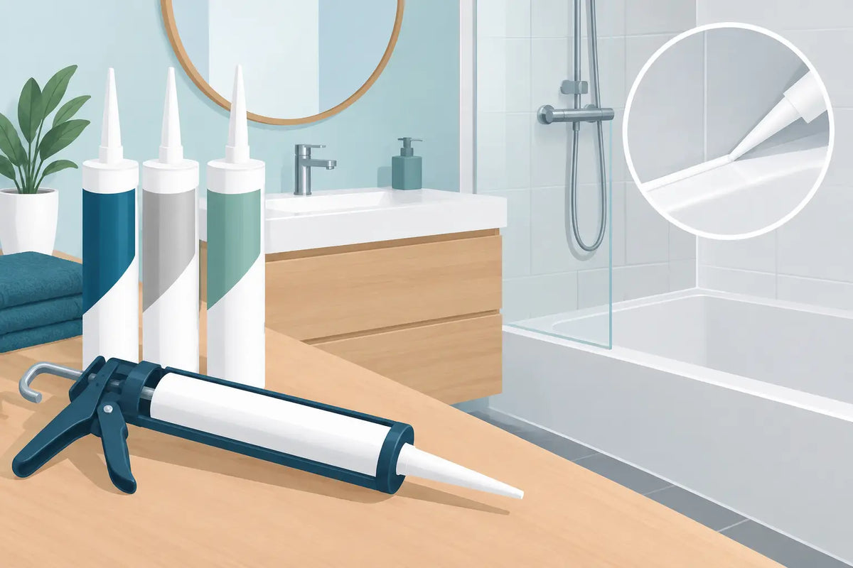 Bien choisir son joint silicone de salle de bain