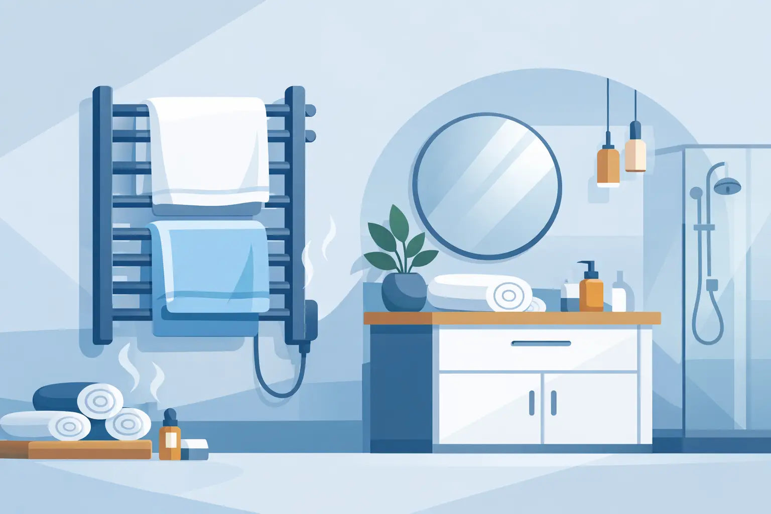 Choisir un chauffe serviette salle de bain électrique