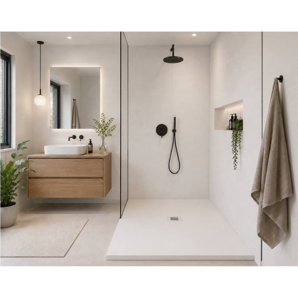 BASE DE DOUCHE - AZERO BLANC