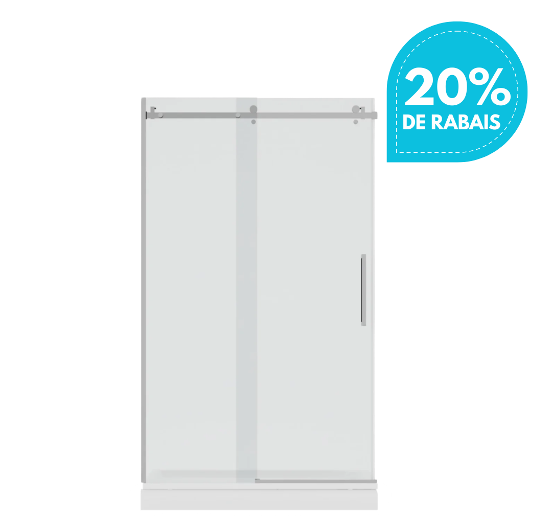 SLIDING SHOWER DOOR - MIKKO 10MM CHROME
