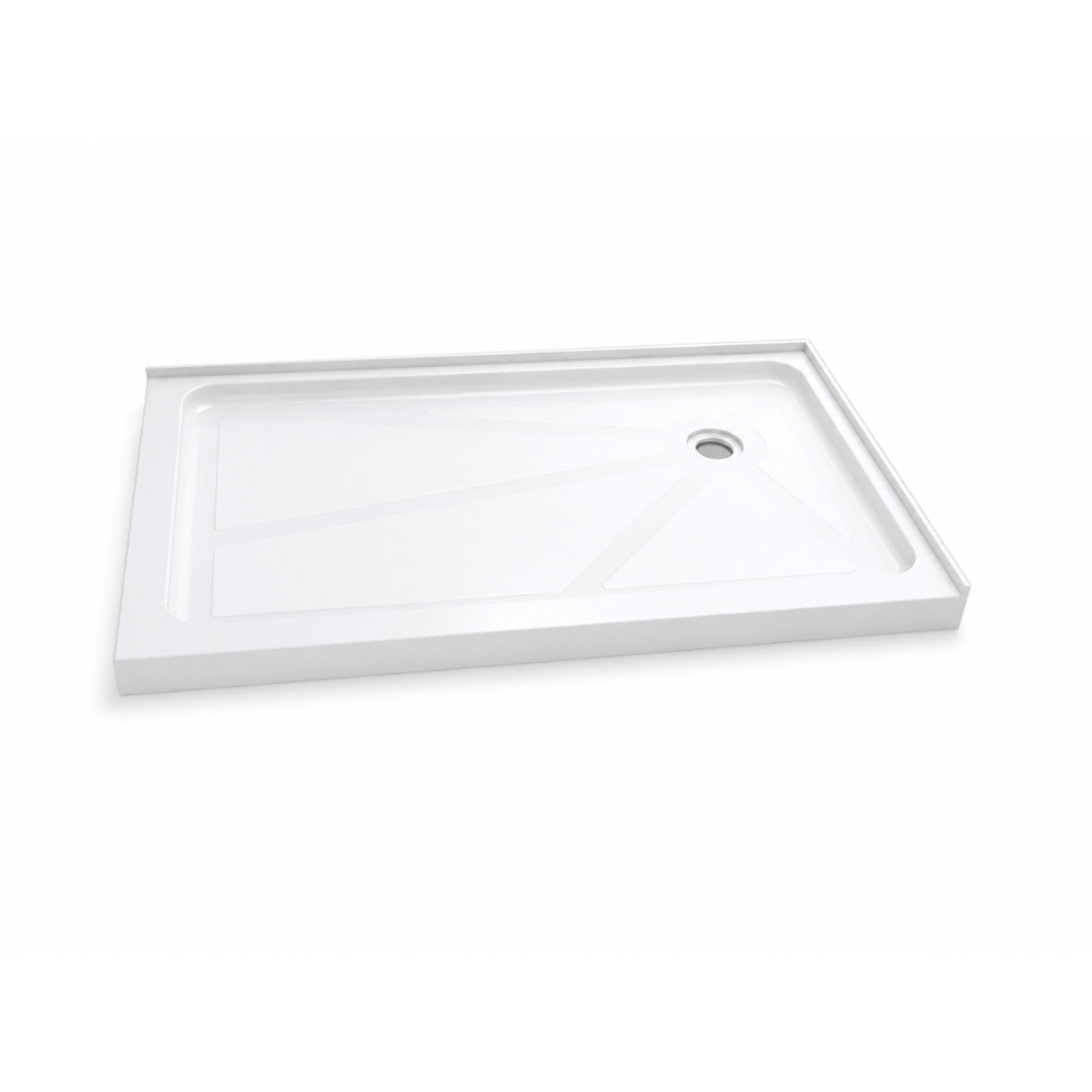 BASE DE DOUCHE AXIS 36 X 60" | DRAIN LOCALISÉ 12X12"