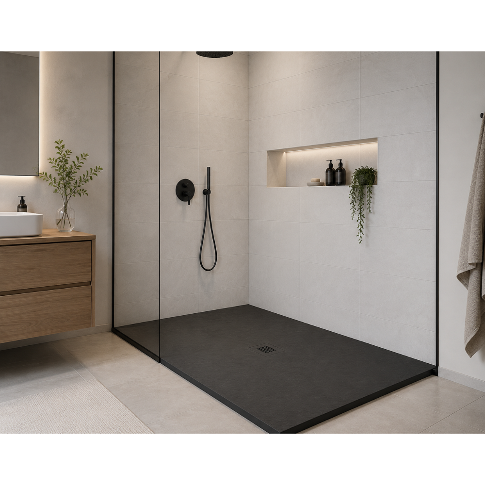 BASE DE DOUCHE - AZERO NOIR