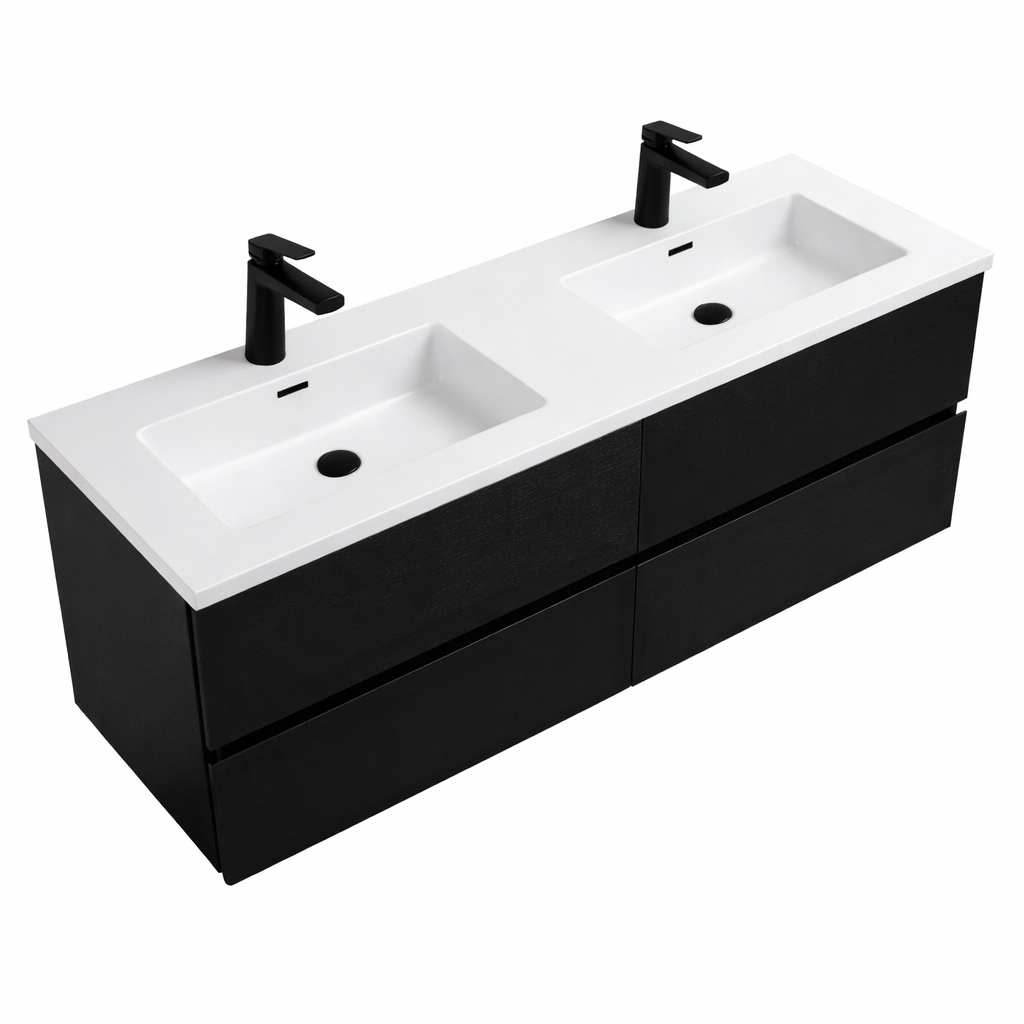 JIJI VANITY - 60" DOUBLE WHITE