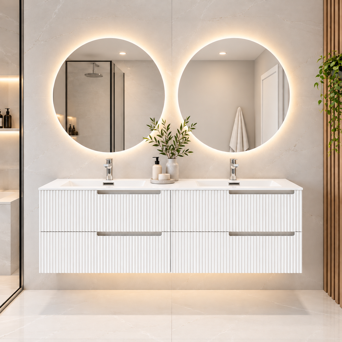 VANITY LASA - 60" DOUBLE SINK