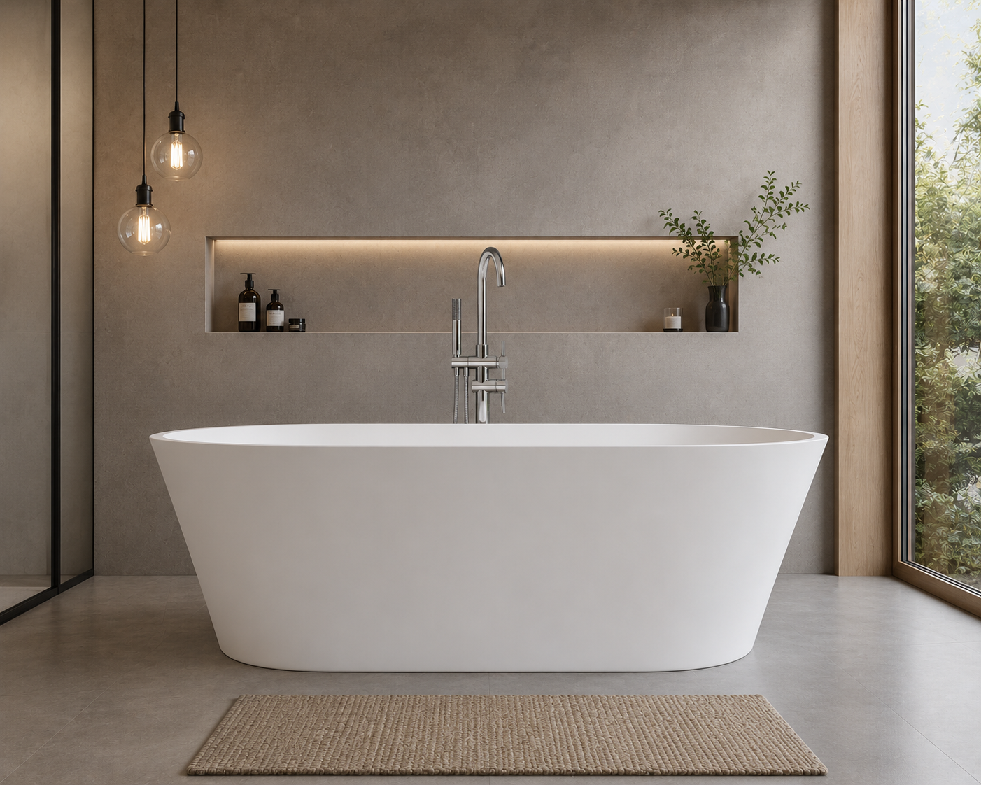 FREESTANDING FAUCET - S34 CHROME