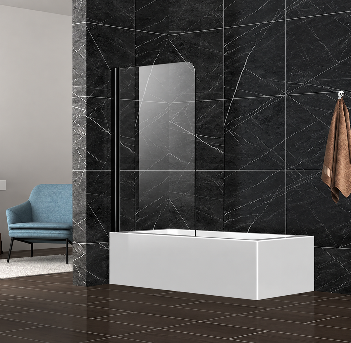 BATH PANEL - JORO BLACK (PROMO)