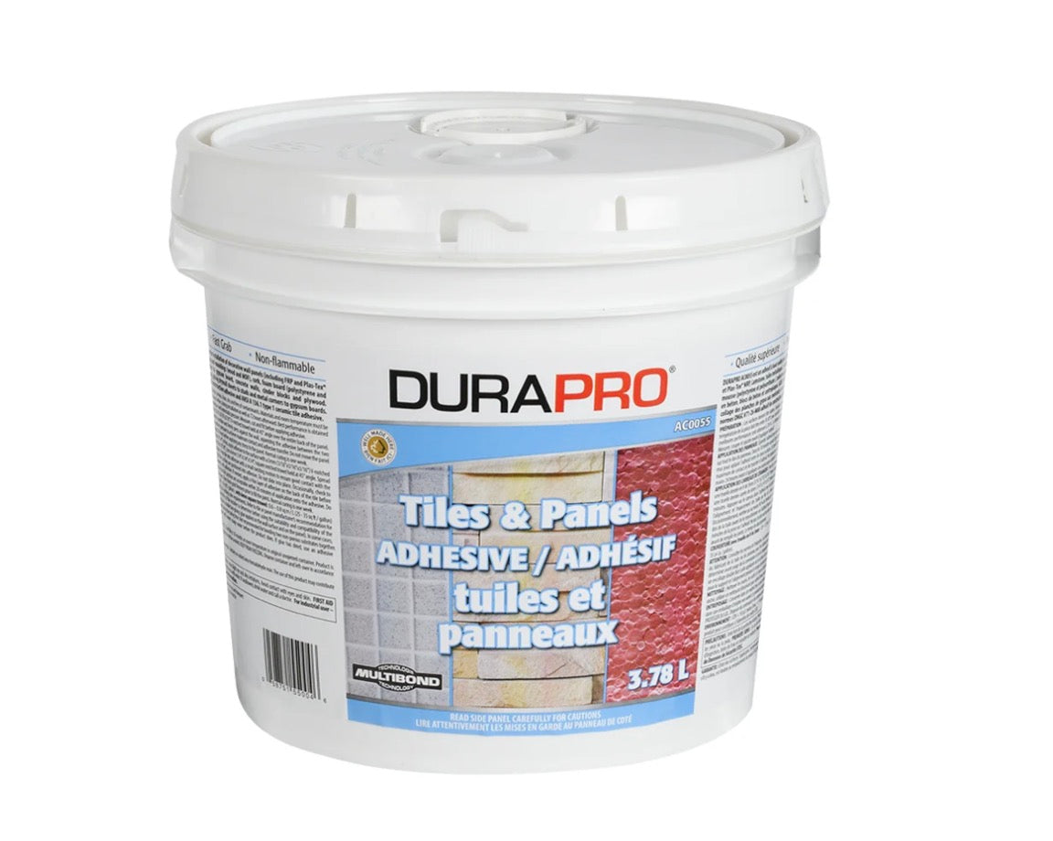 SHOWER WALL - DURAPRO PANEL ADHESIVE GLUE 3.78L