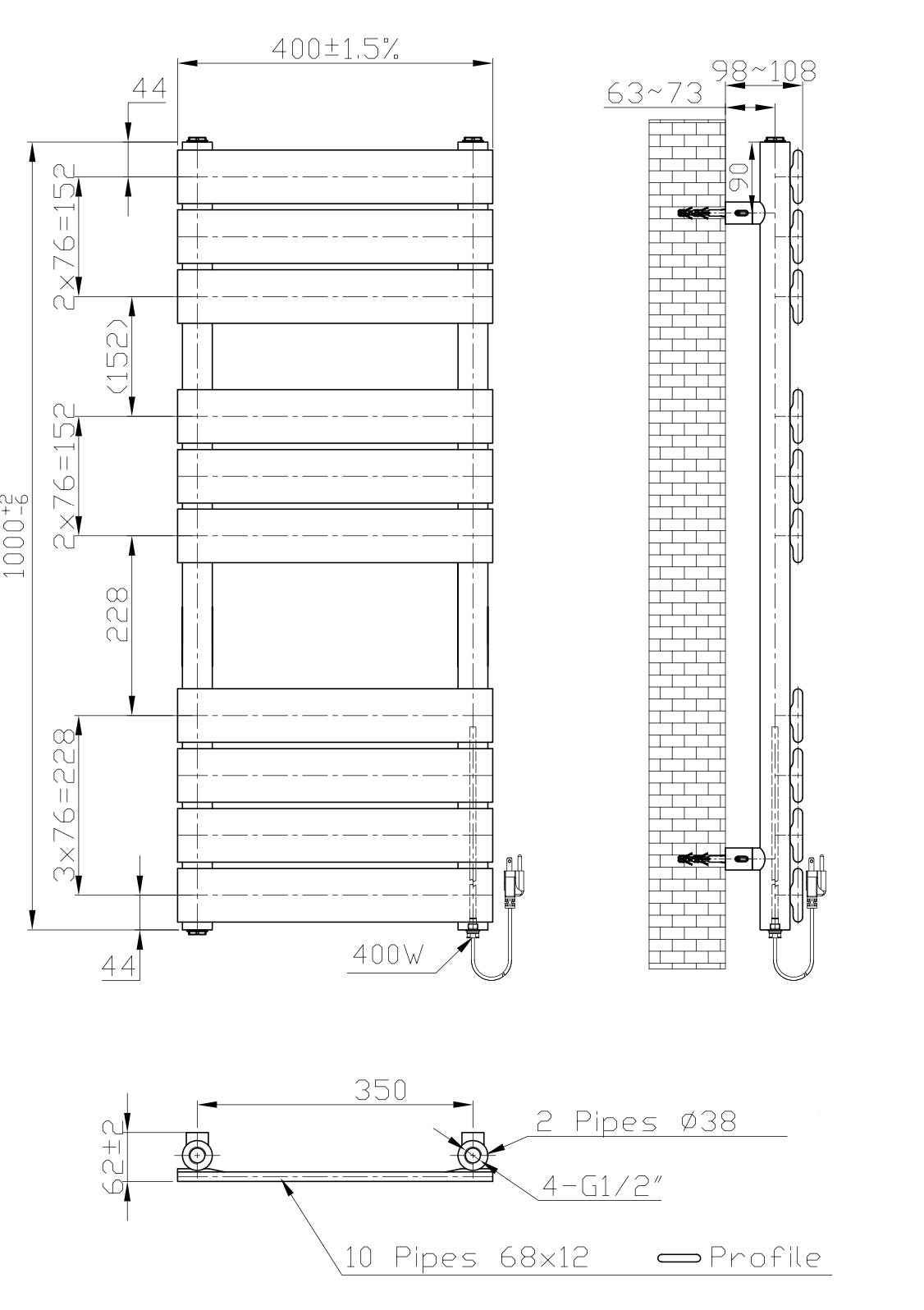 CHAUFFE-SERVIETTE - 401B