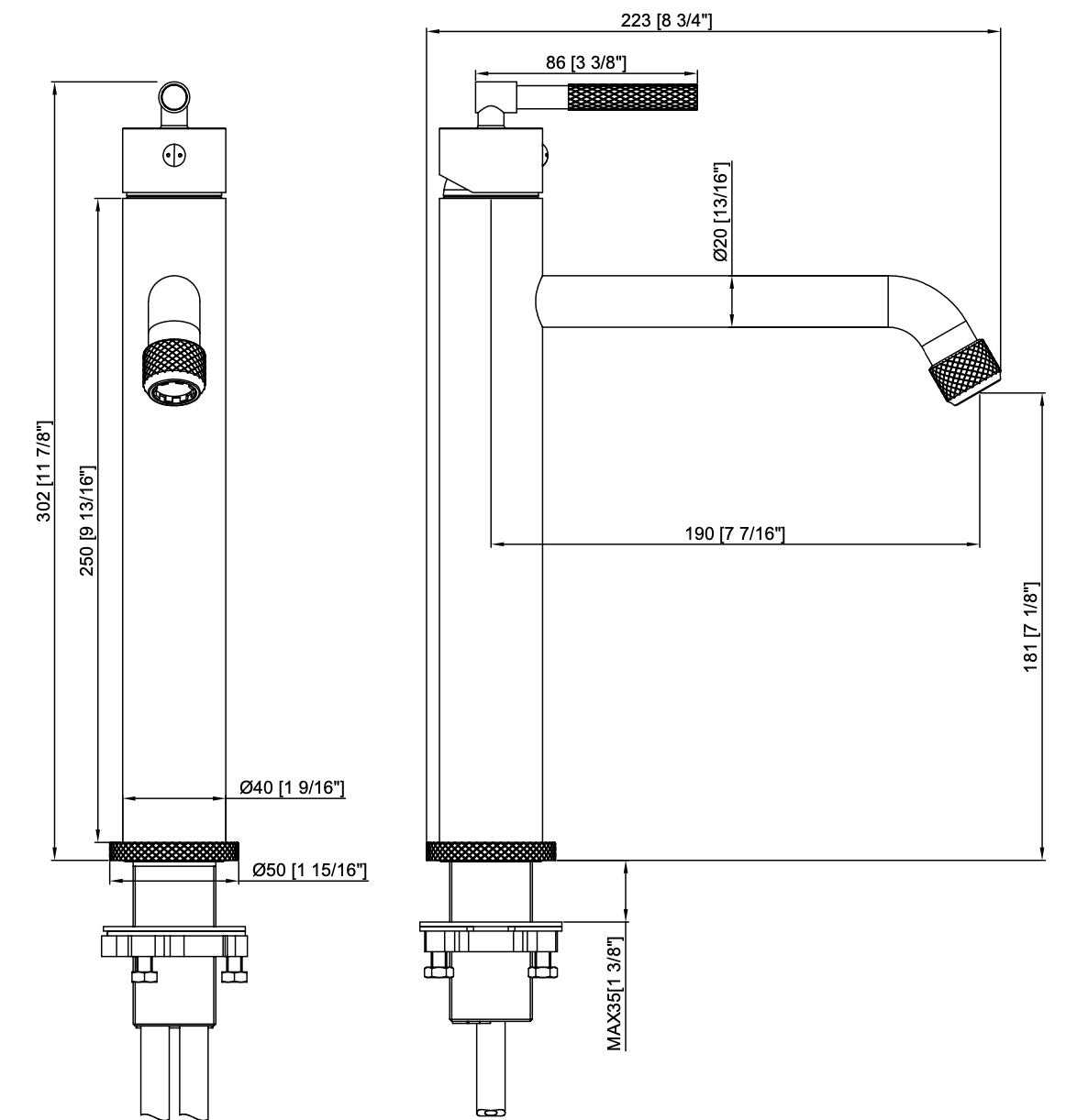 ROBINET VANITÉ - H49G