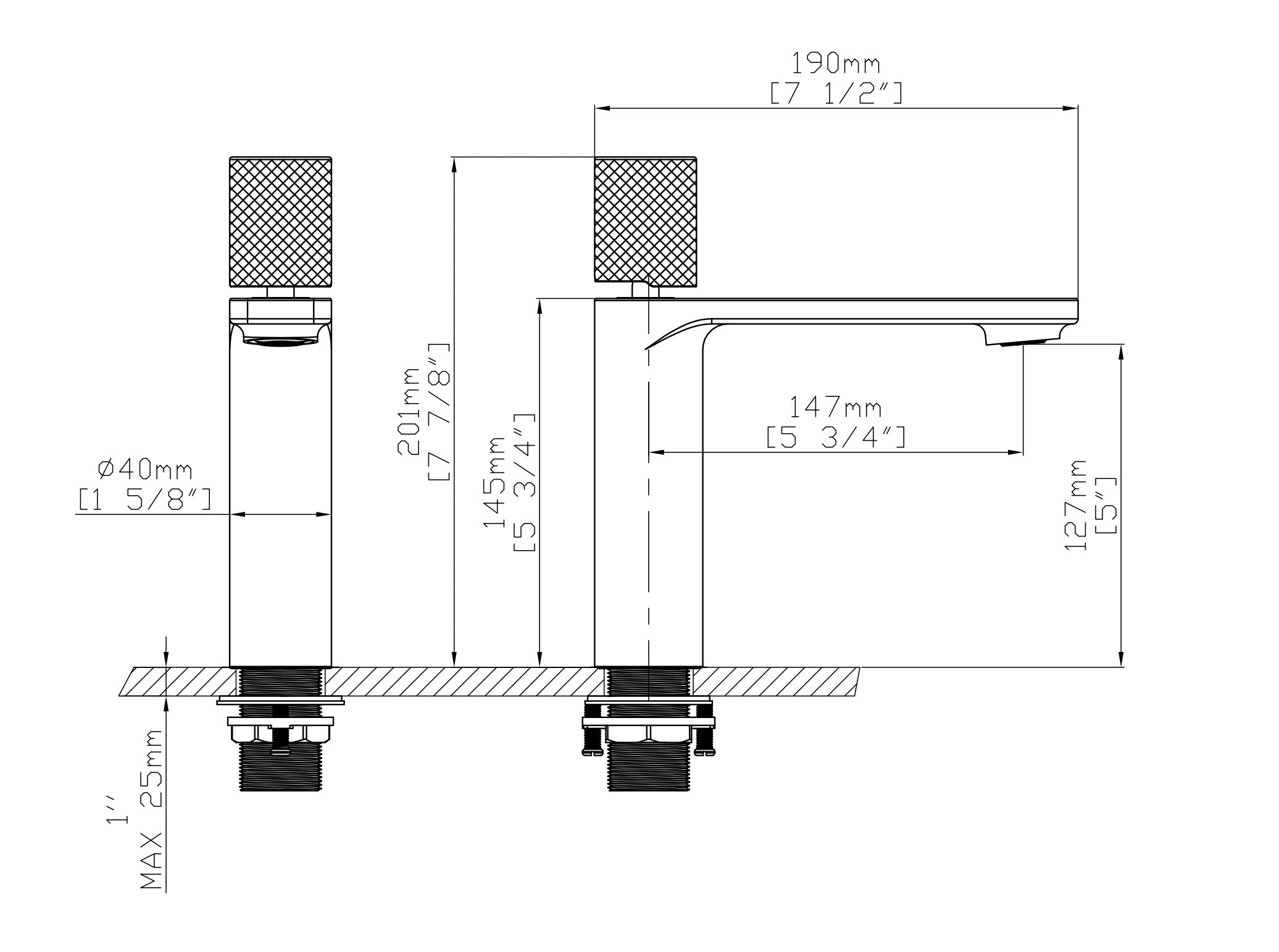 ROBINET VANITÉ - S18 CHROME