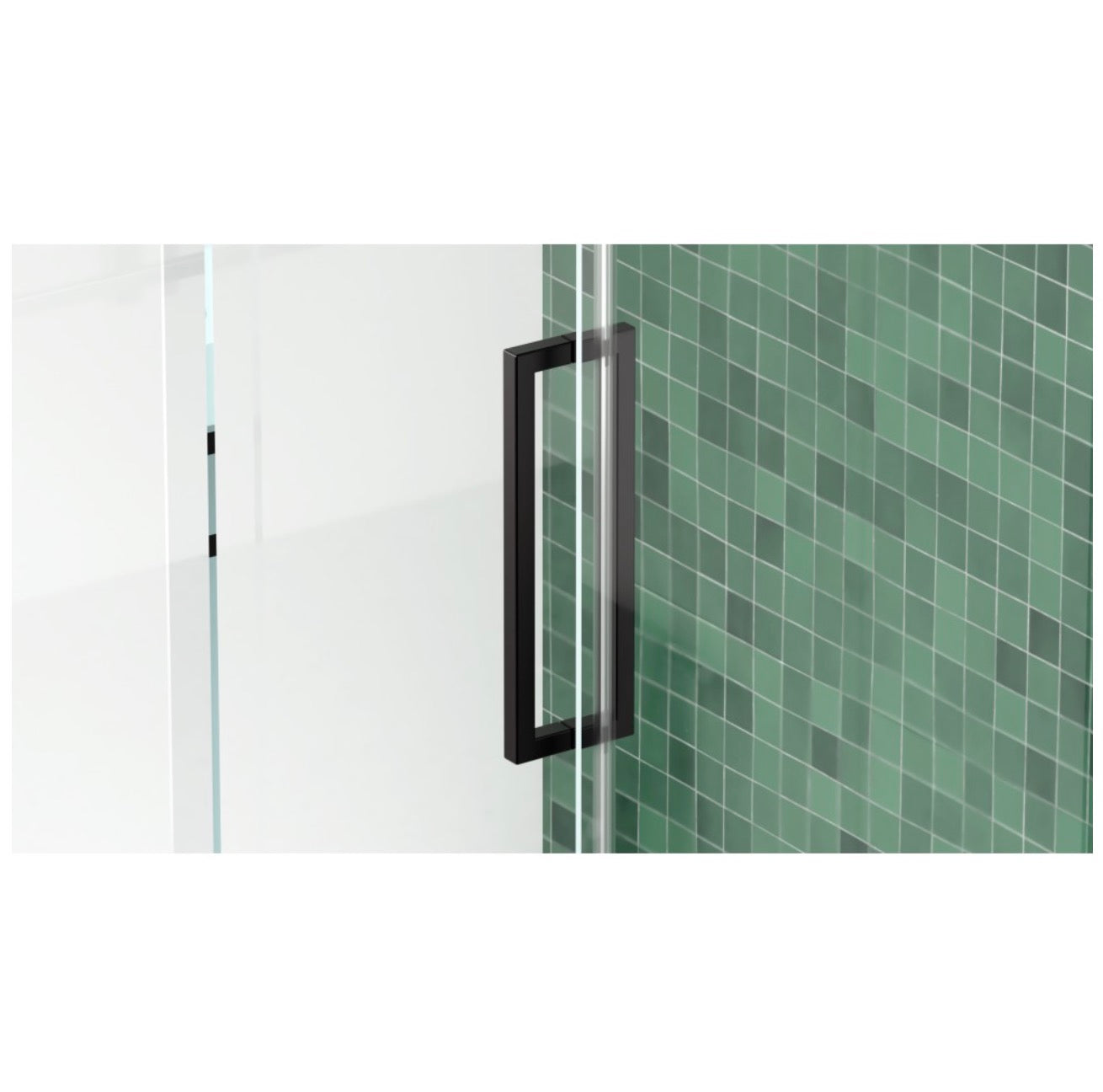 SLIDING SHOWER DOOR - MIKOTO 10MM BLACK