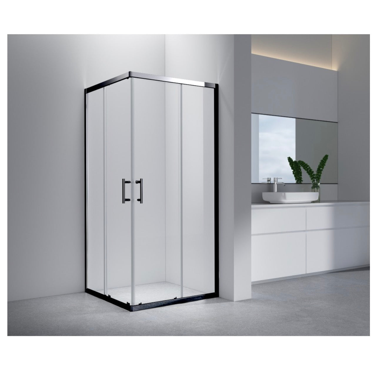 SQUARE SHOWER - TITO BLACK