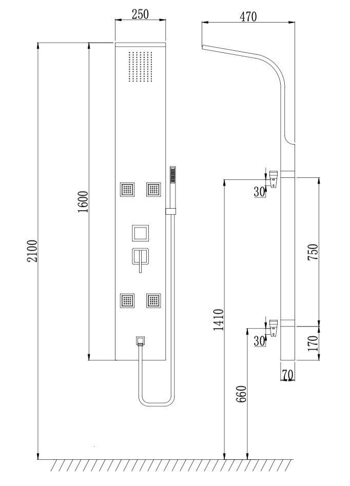 SHOWER COLUMN - S102