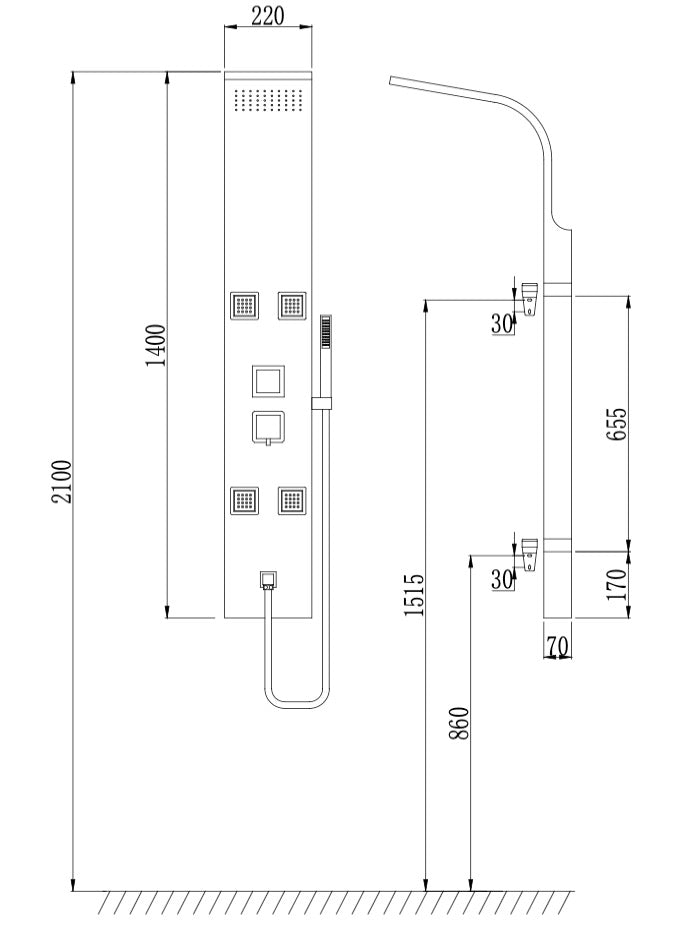 SHOWER COLUMN - S110
