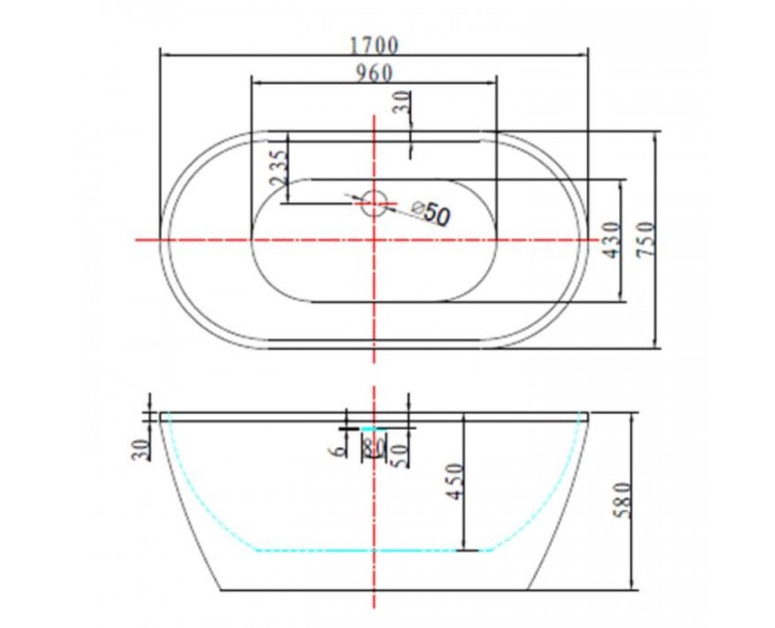 BAIN AUTOPORTANT - HERMA 67" NOIR