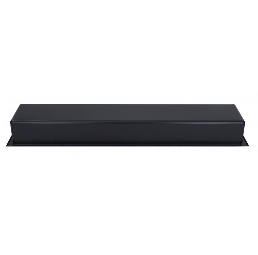 SHOWER NICHE - 8 X 36" BLACK (WITH SHELVES)