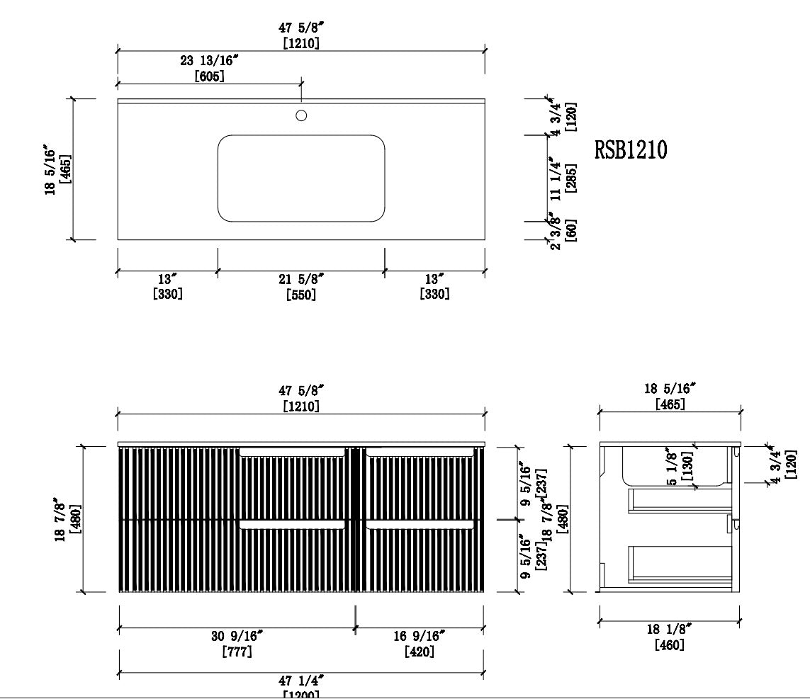 VANITY LASA - 48"