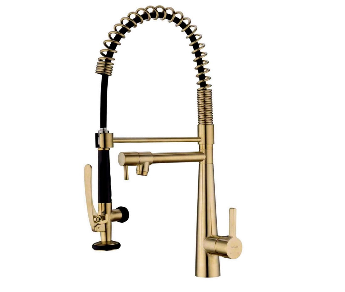 KITCHEN FAUCET - C14BG BRUSHED GOLD