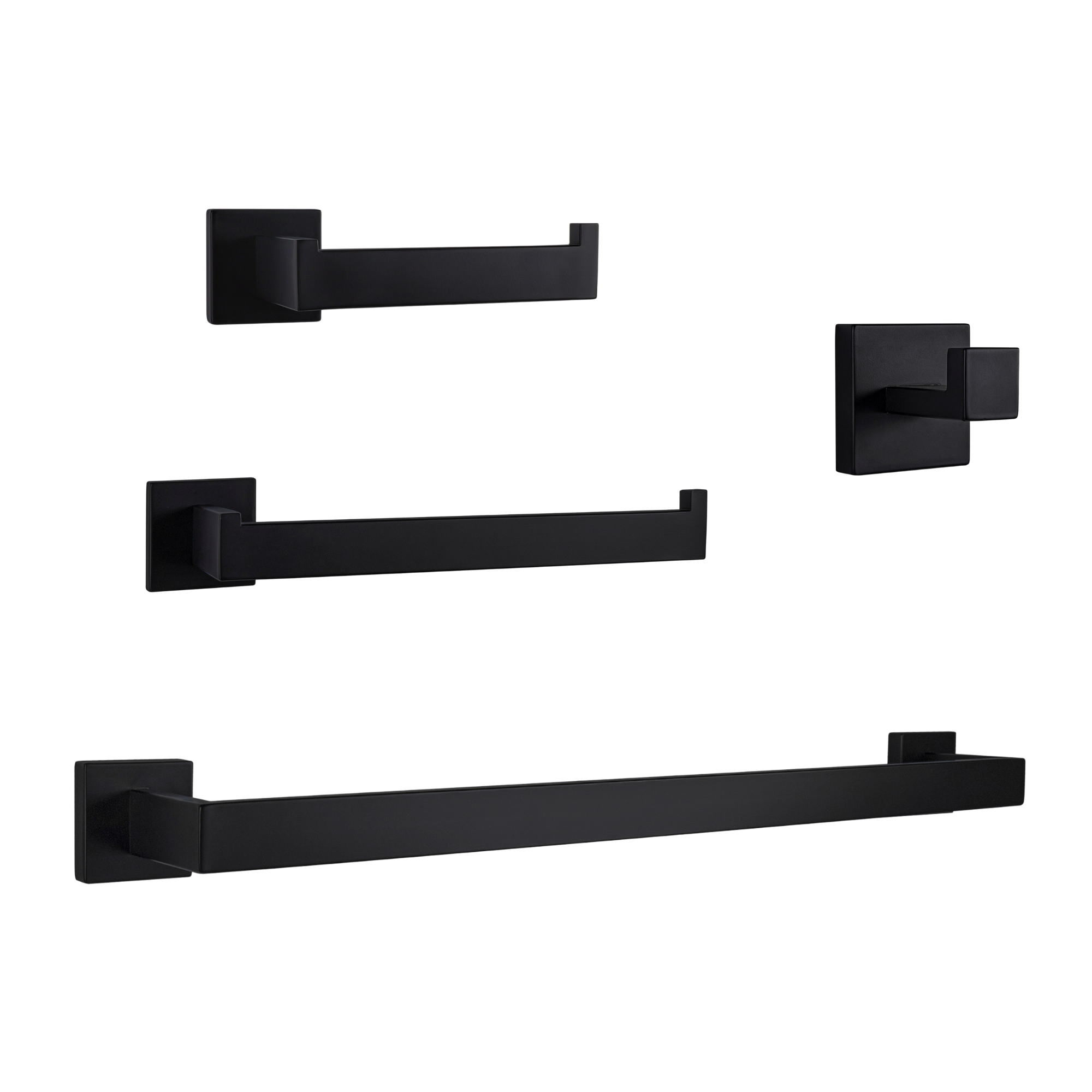 Bathroom accessory set - RUBI BLACK