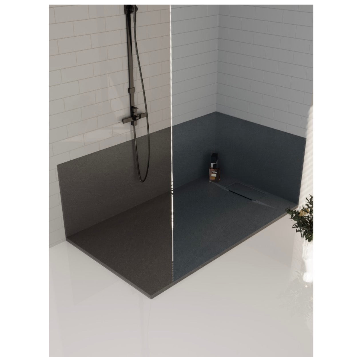 BASE DE DOUCHE - BRIZO II NOIR