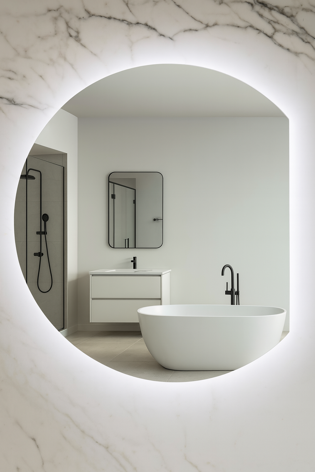 ROUND LED MIRROR - DIO 36"