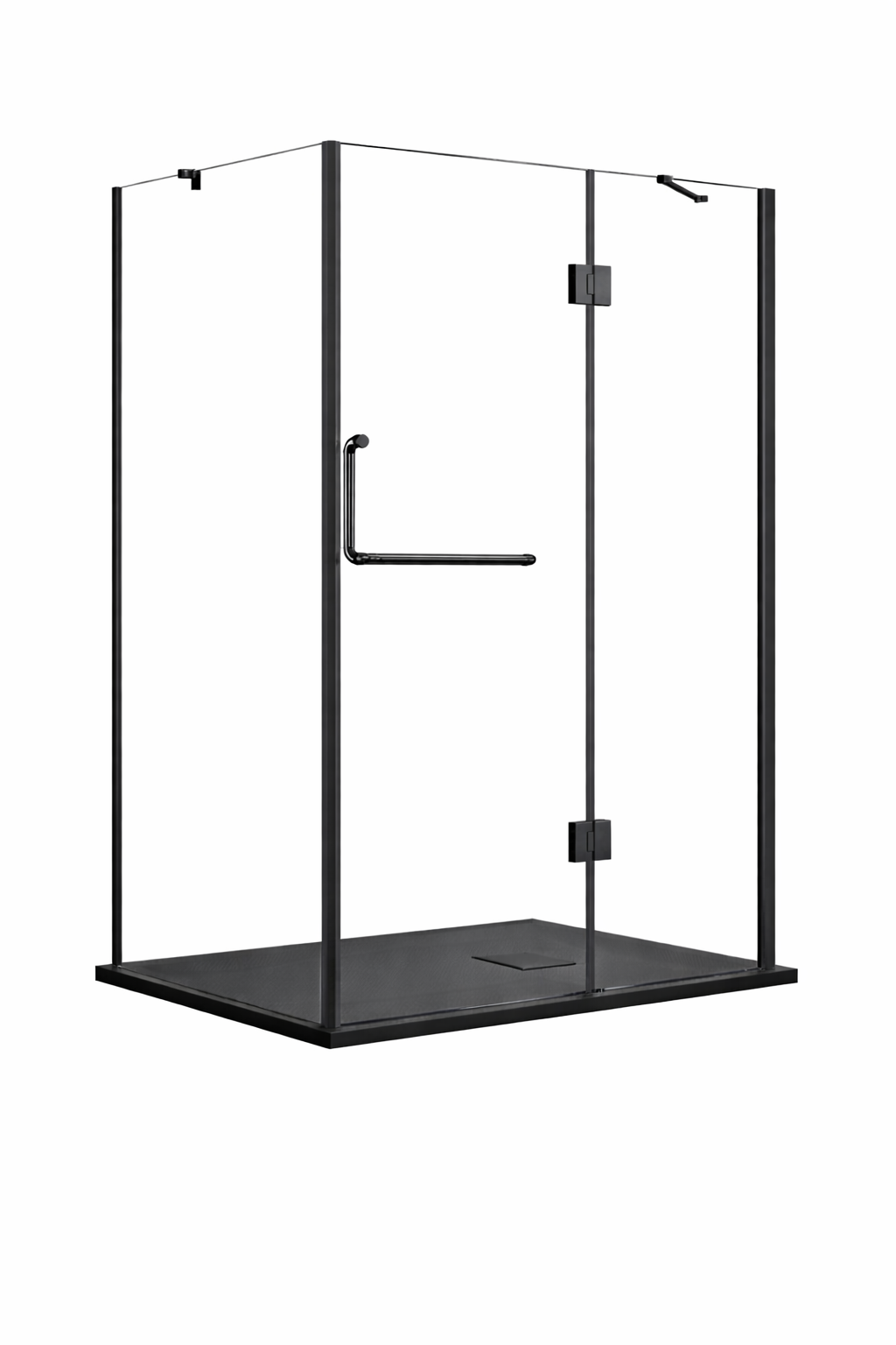 DOUCHE RECTANGLE - LIDO NOIR 32 X 40"