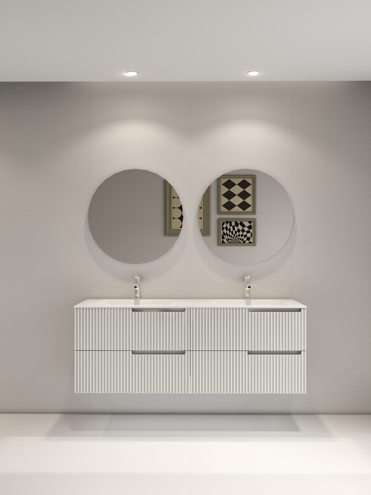 VANITY LASA - 60" DOUBLE SINK