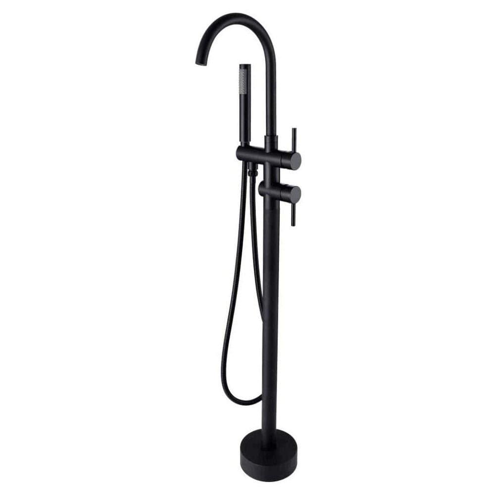 Robinet autoportant noir mat S34BL pour baignoire autoportante VODA