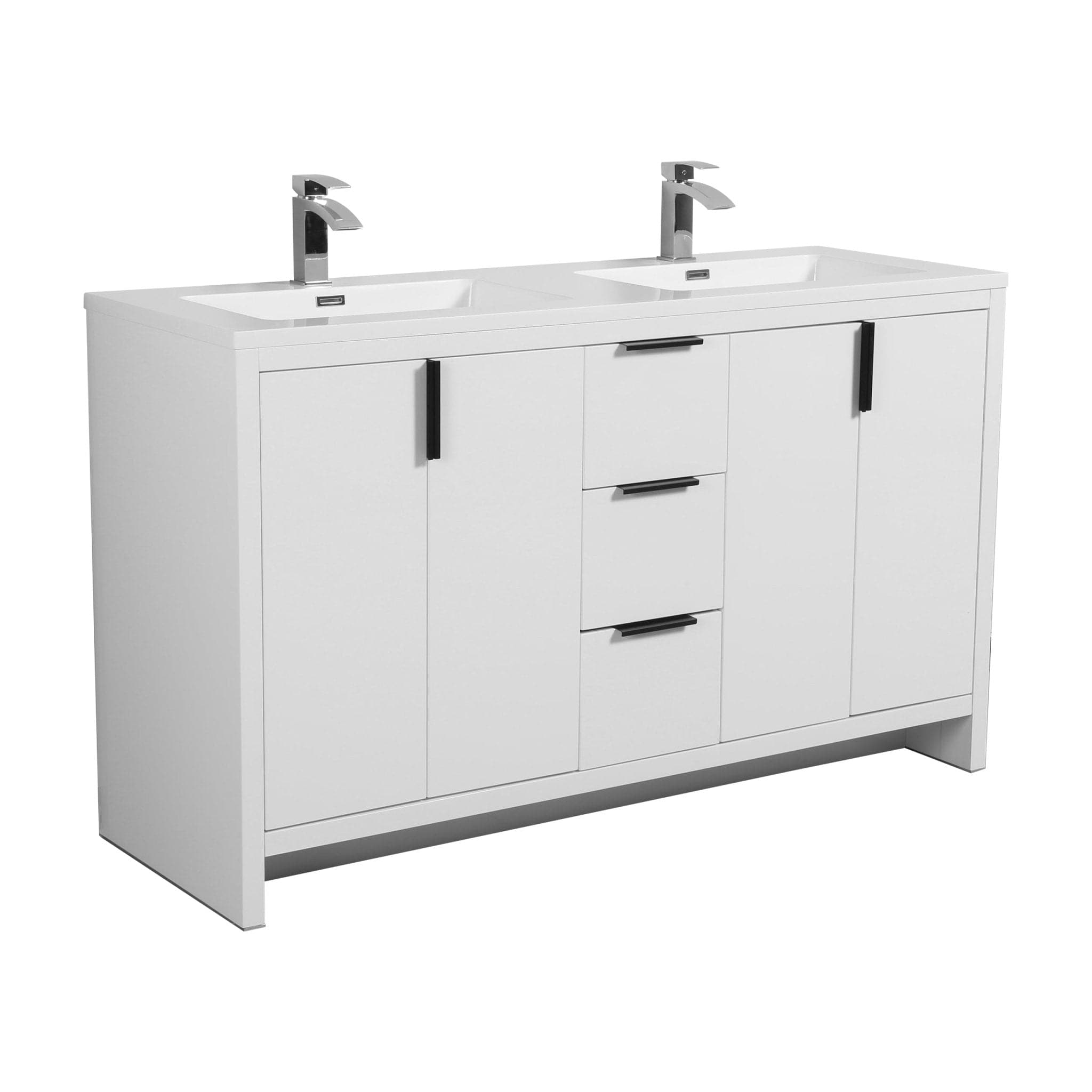 VANITÉ LUKA - 60" DOUBLE - SALLE DE BAIN VODA